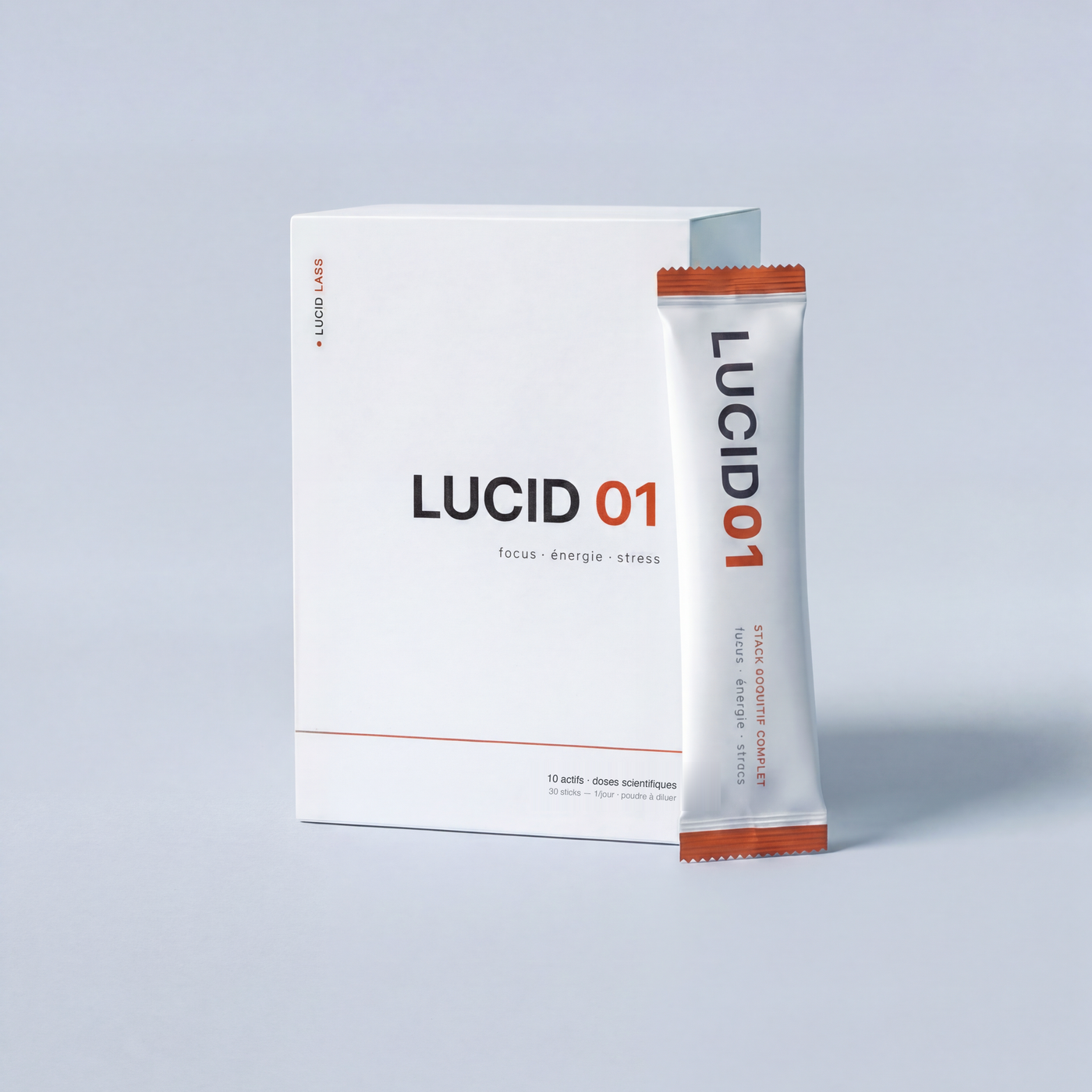 Lucid 01 — boîte et stick